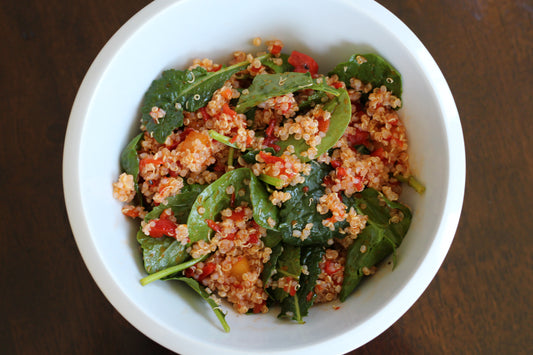 Mango & Roasted Peppers Quinoa Salad