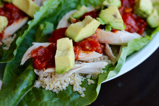 Quinoa & Chicken Lettuce Wraps