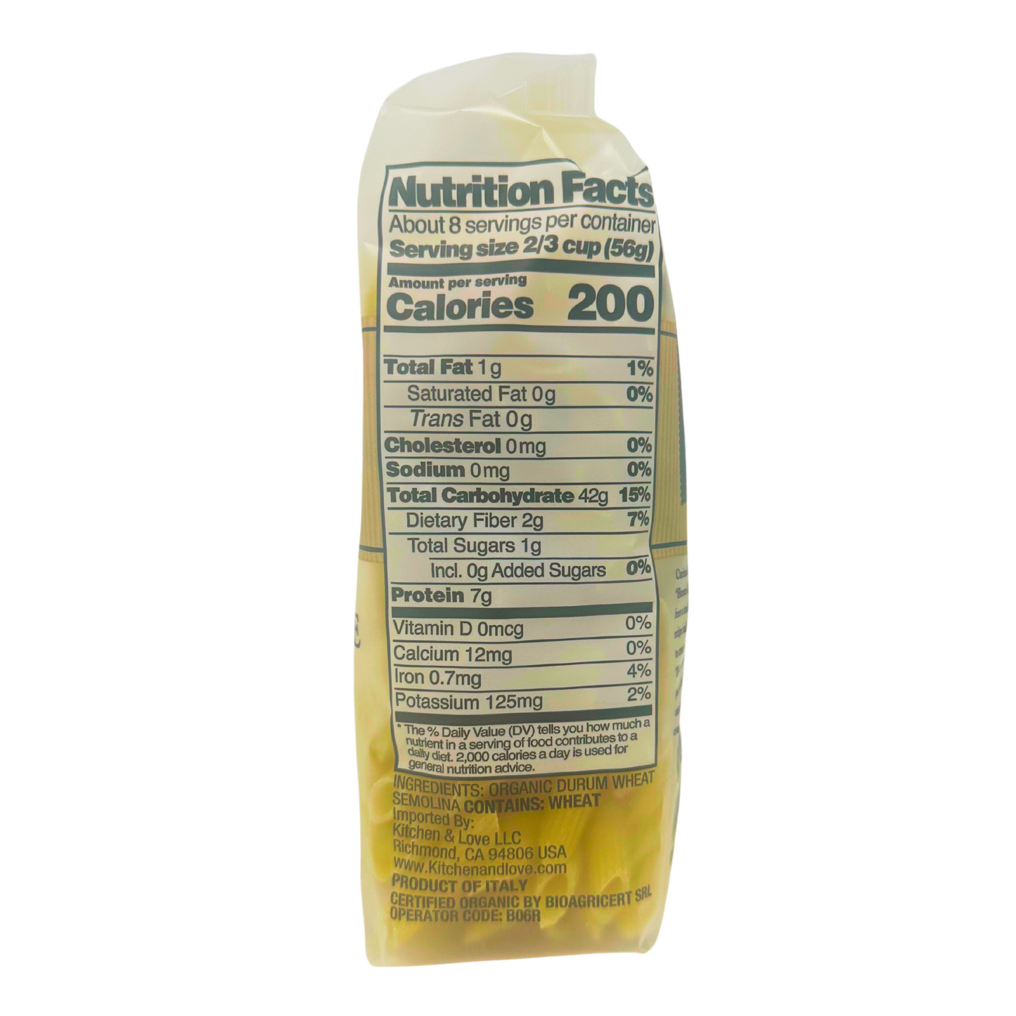 Organic Bronze-Cut Penne Rigate Pasta - 4 Pack