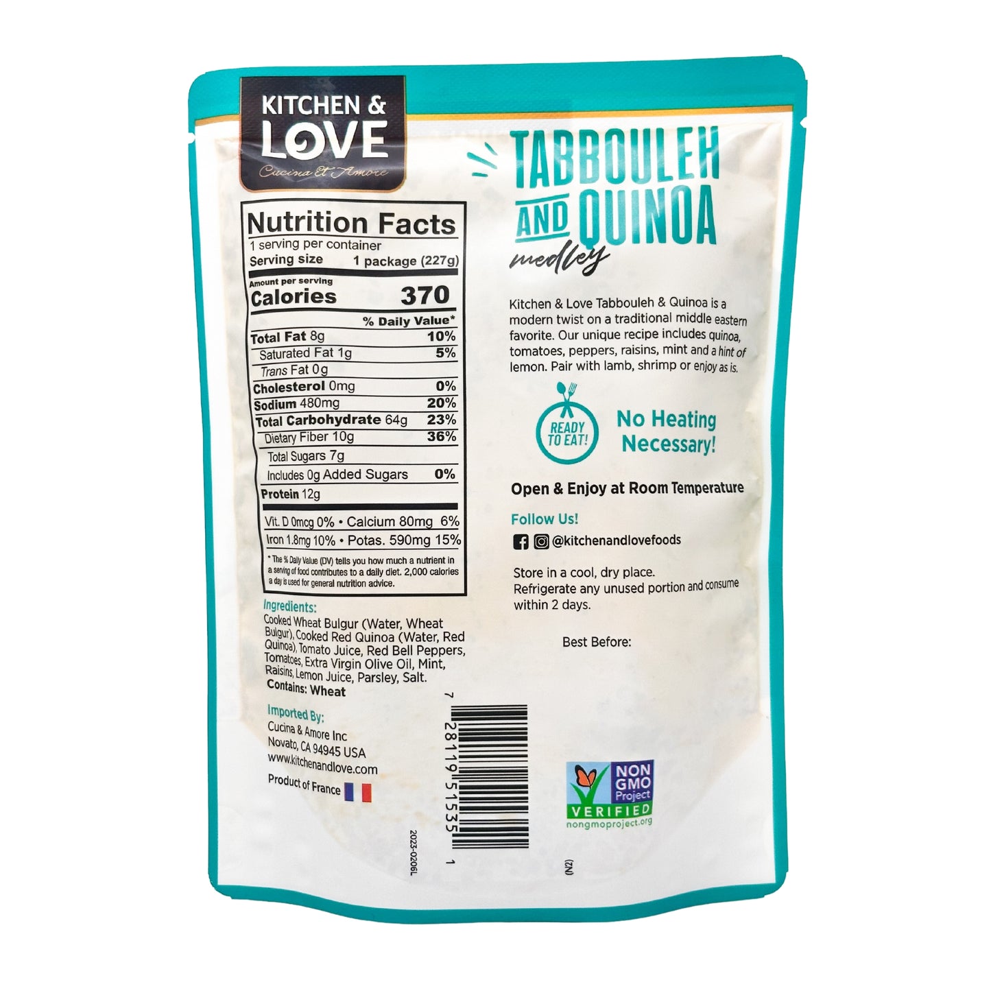 Tabbouleh & Quinoa Medley Pouch - 6 Pack