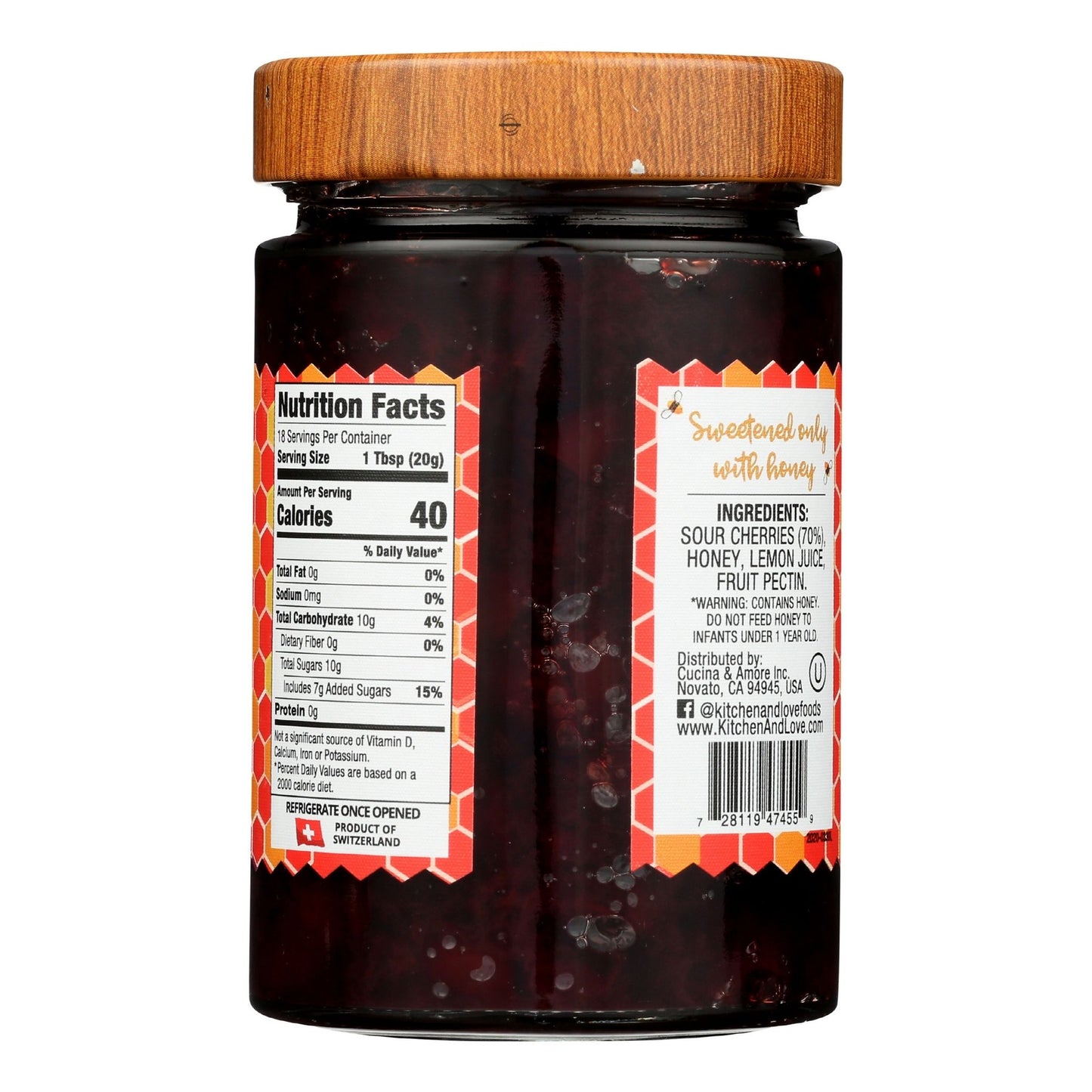 Sour Cherry & Honey Preserve - 4 Pack