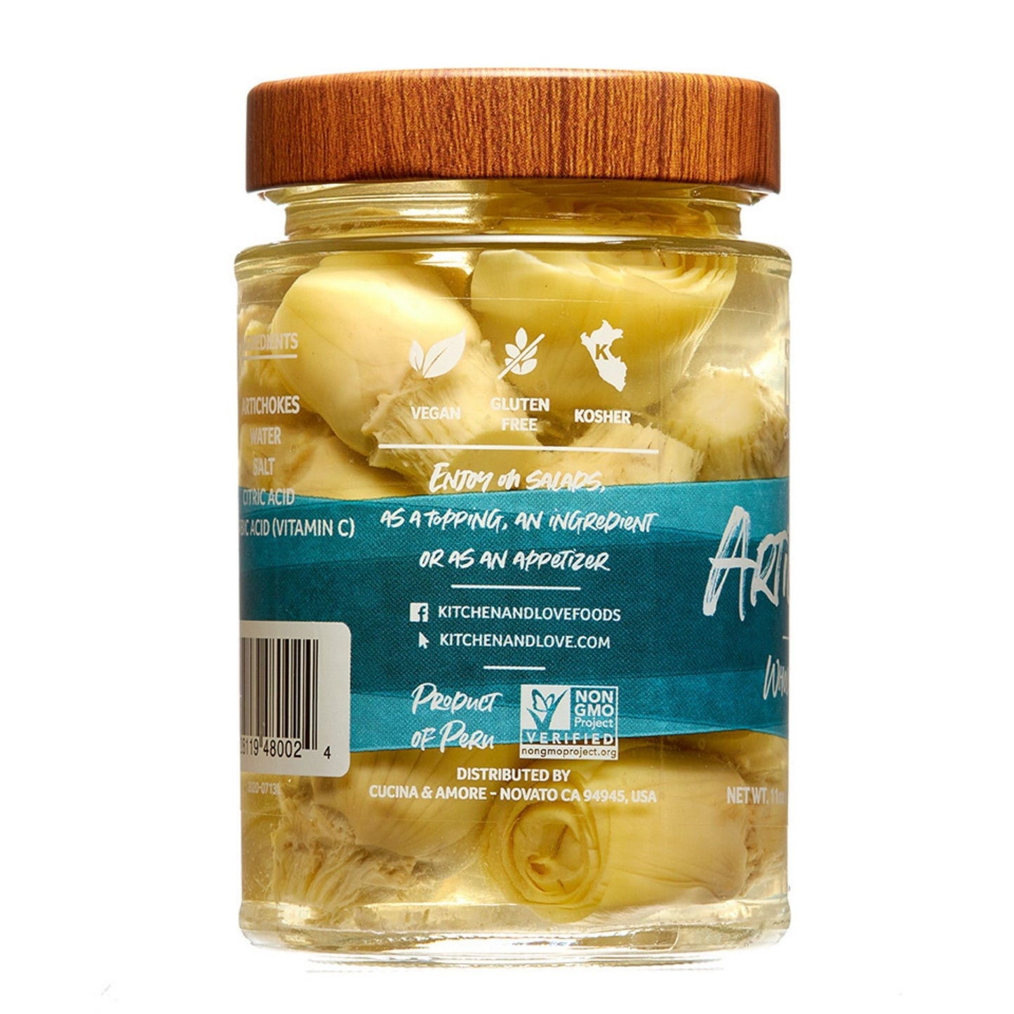 Whole in Brine Artichoke Hearts 11oz - 4 Pack