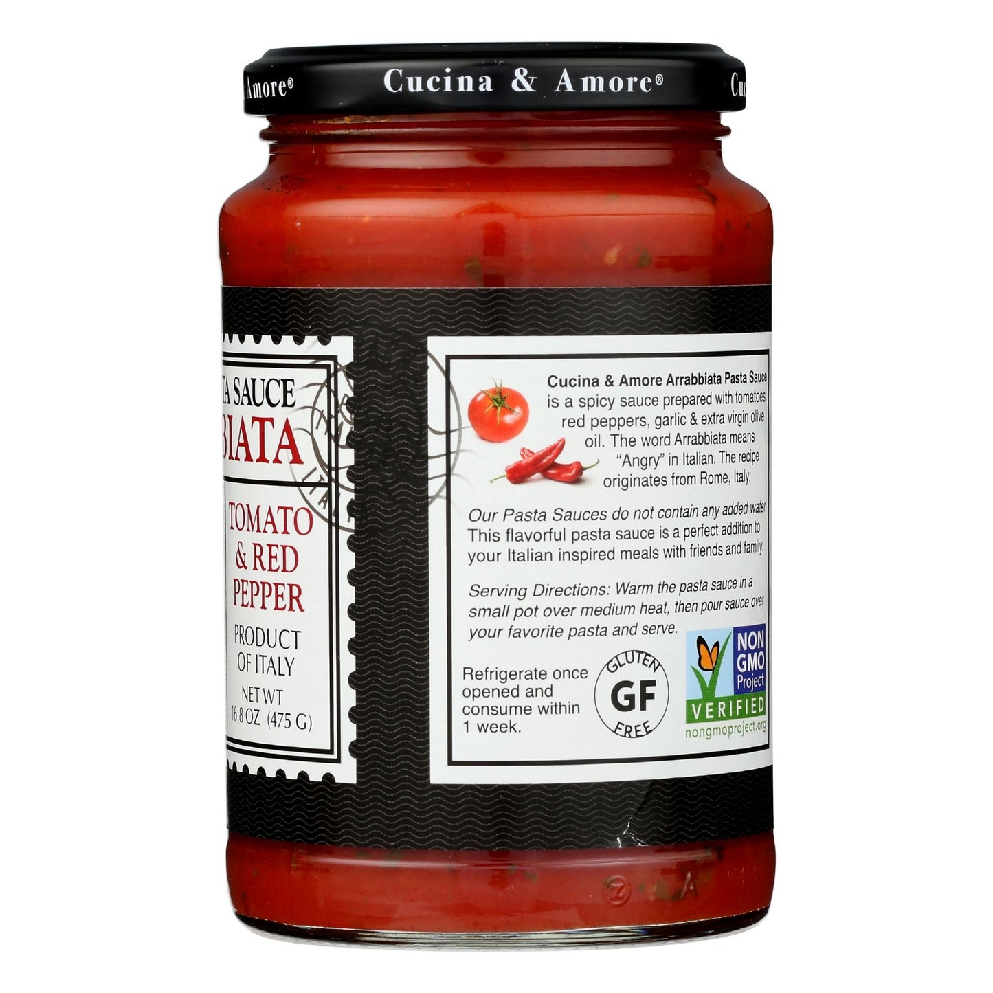 Arrabbiata Pasta Sauce (Red Pepper) - 4 Pack