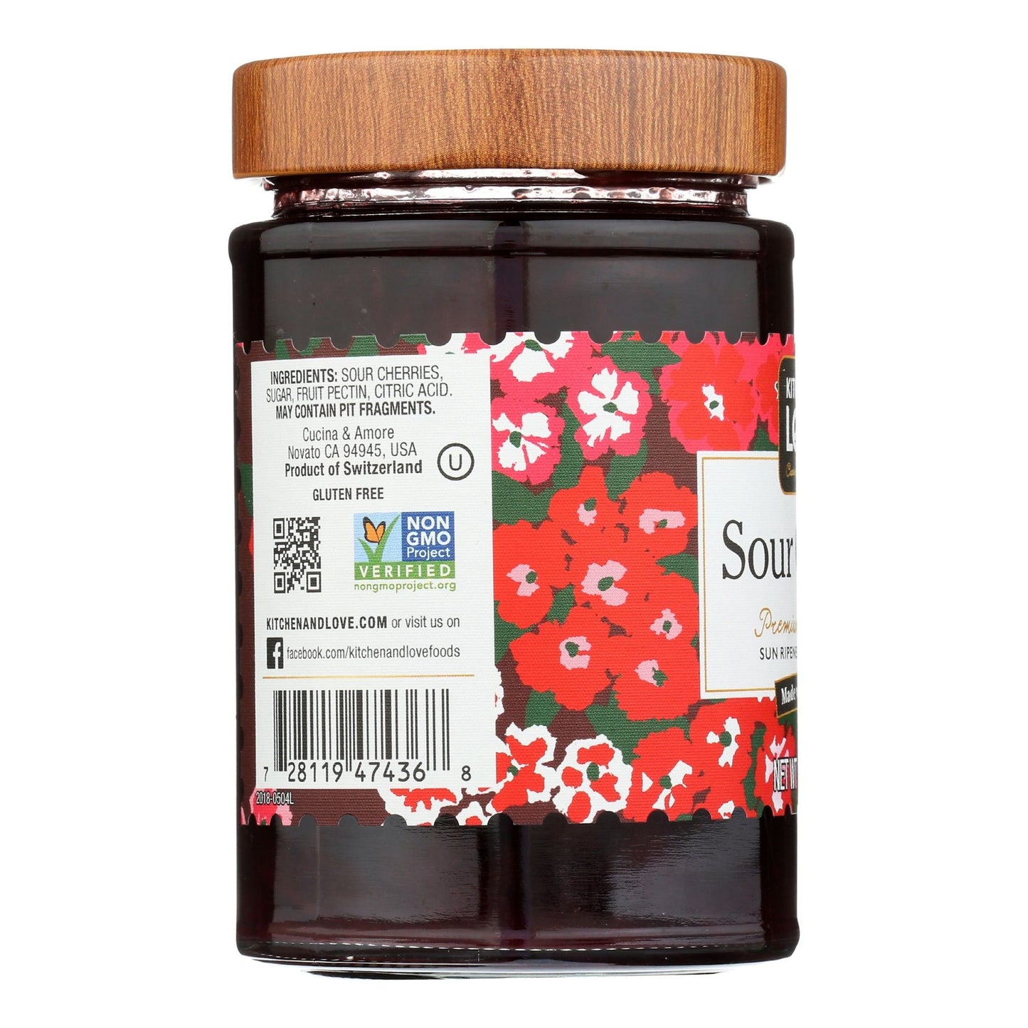 Premium Sour Cherry Preserves - 4 Pack