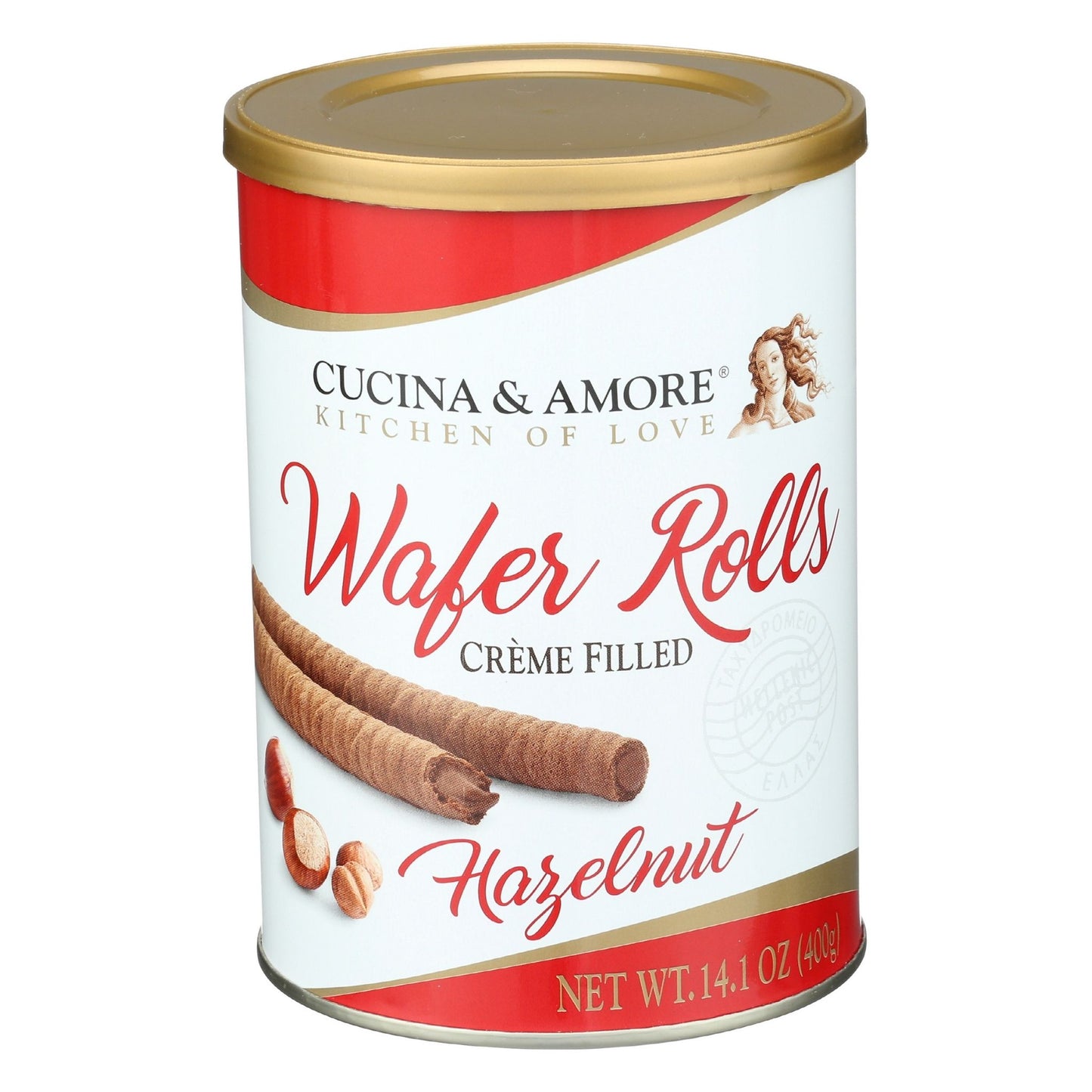 Hazelnut Wafer Rolls - 4 Pack