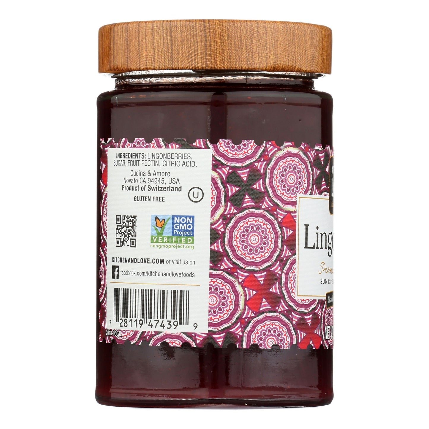 Premium Lingonberry Preserves - 4 Pack