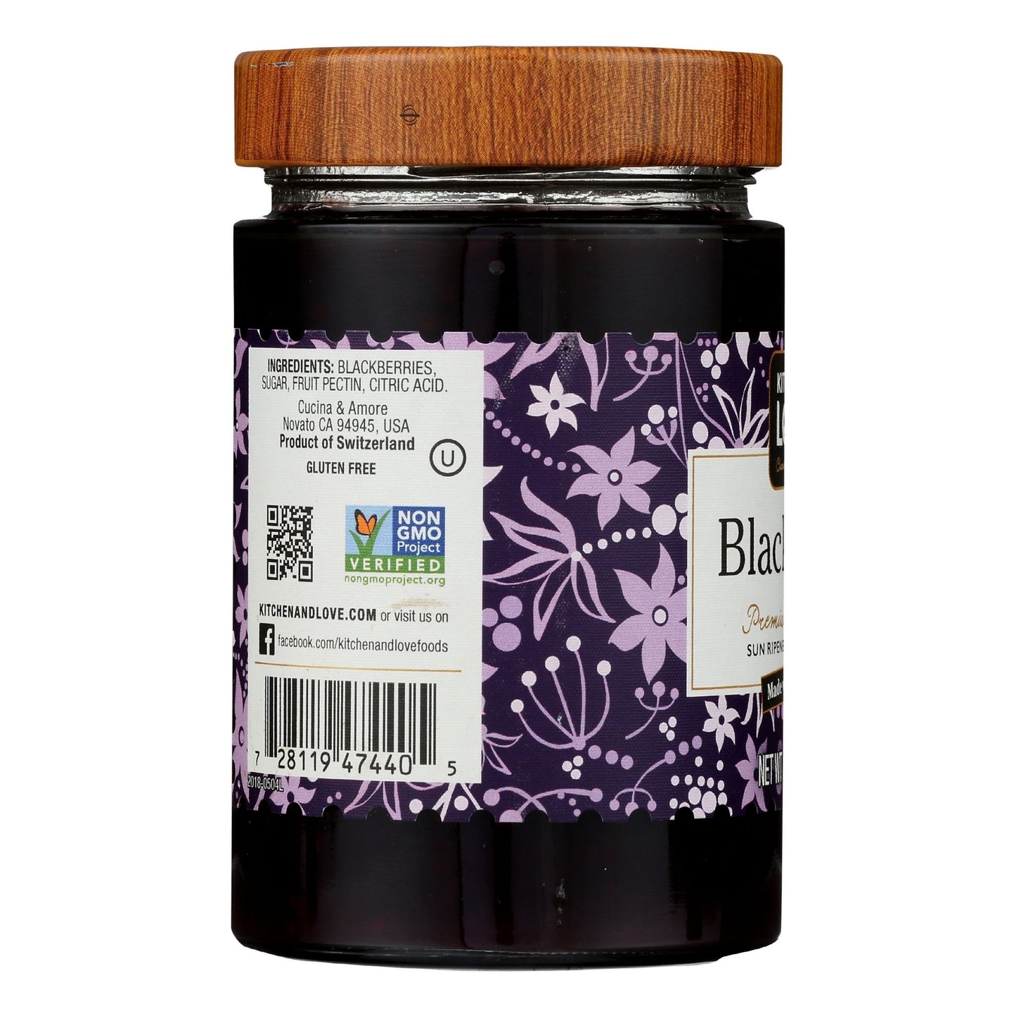 Premium Blackberry Preserves - 4 Pack