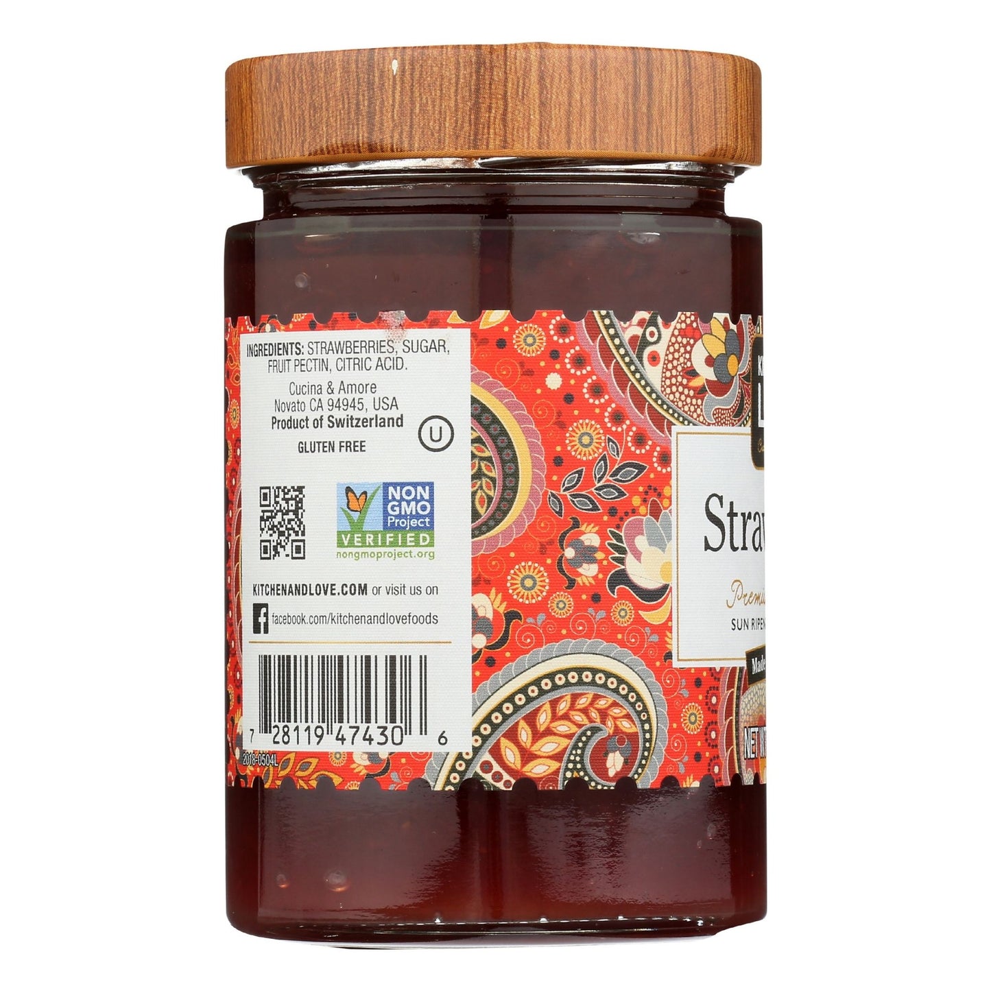 Premium Strawberry Preserves - 4 Pack