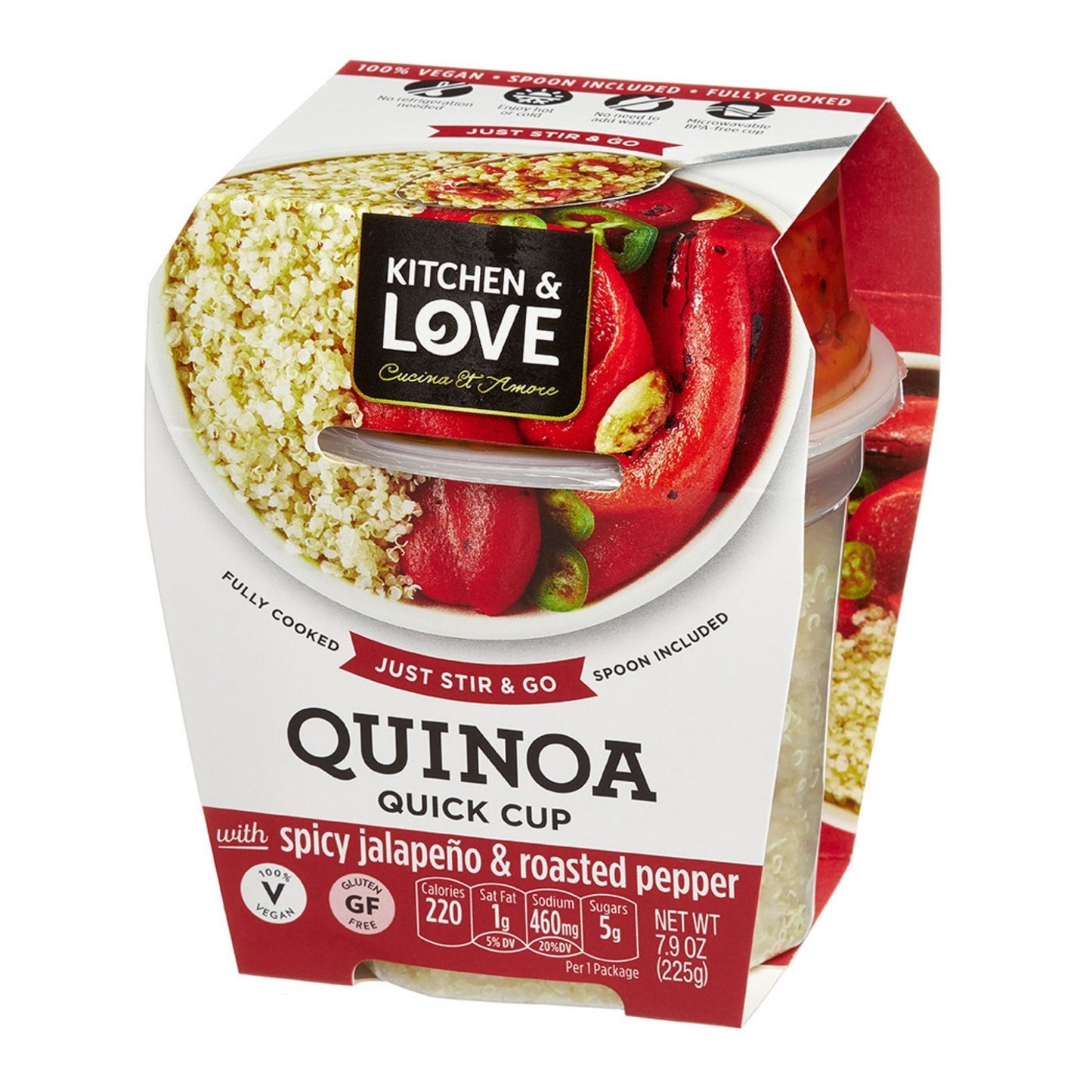 Spicy Jalapeño & Roasted Peppers Quinoa Quick Cup - 6 Pack