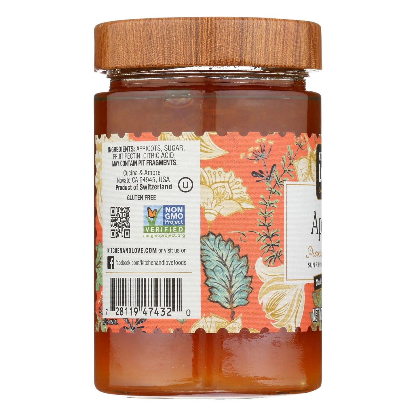 Premium Apricot Preserves - 4 Pack