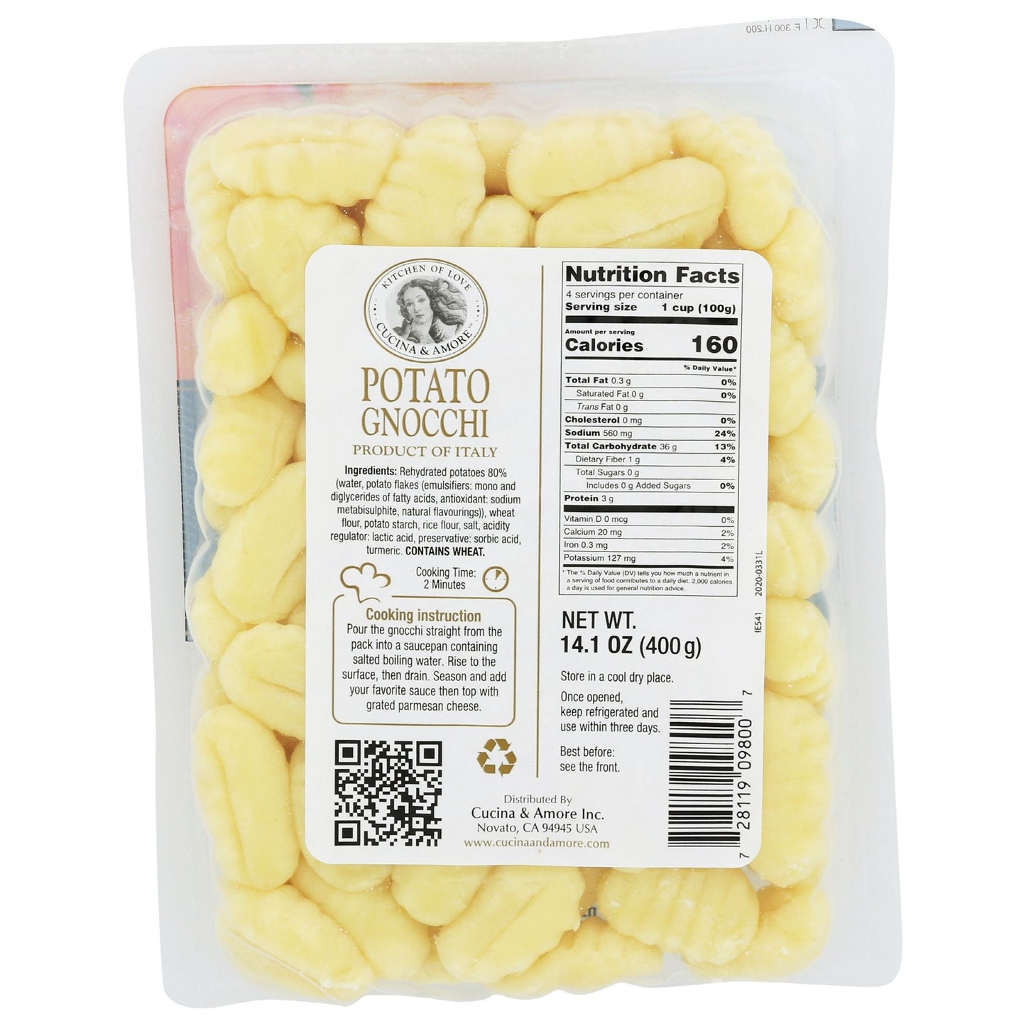 Potato Gnocchi - 4 Pack