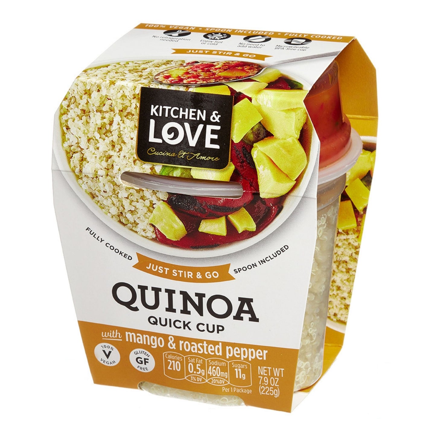 Mango & Roasted Pepper Quinoa Quick Cup - 6 Pack