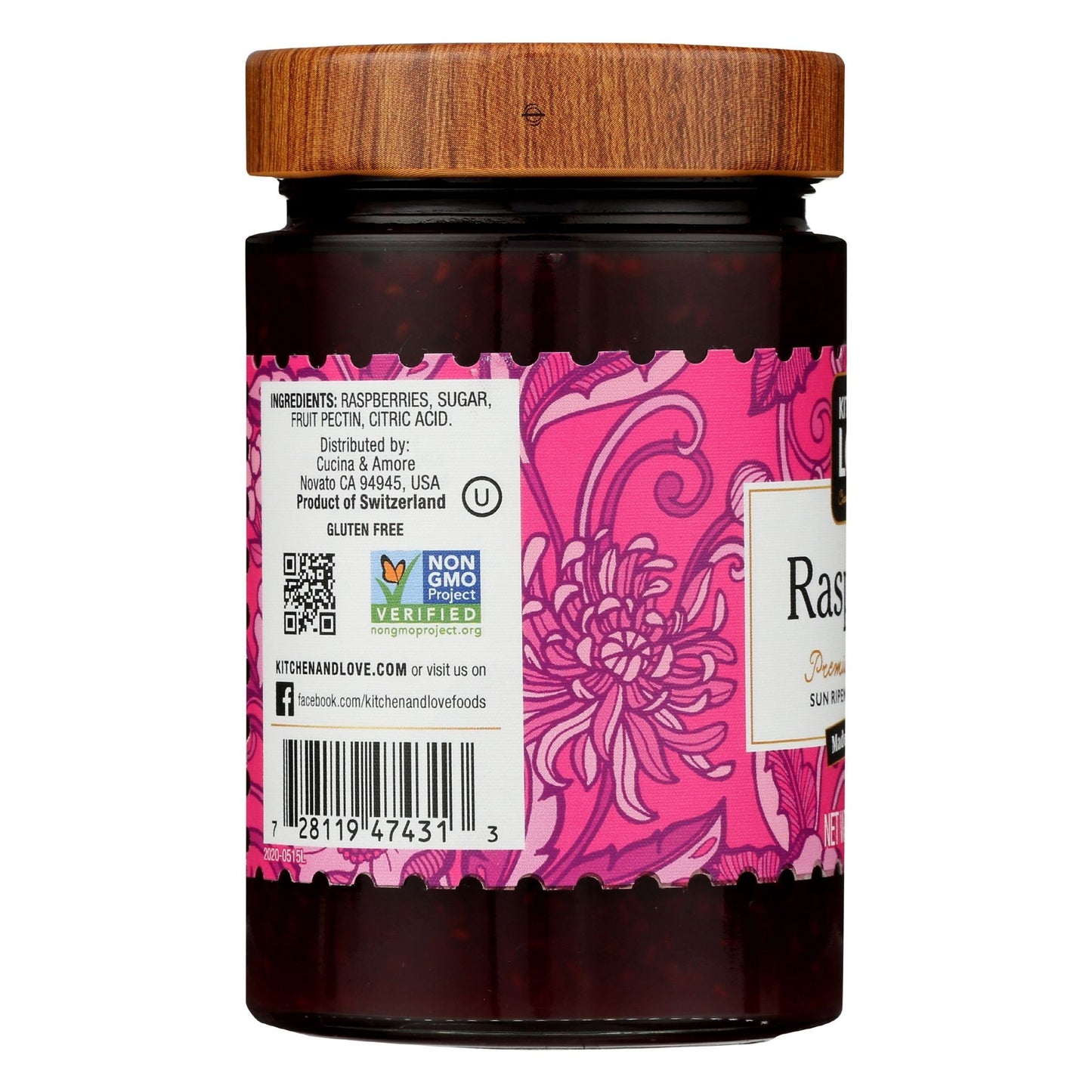 Premium Raspberry Preserve - 4 Pack