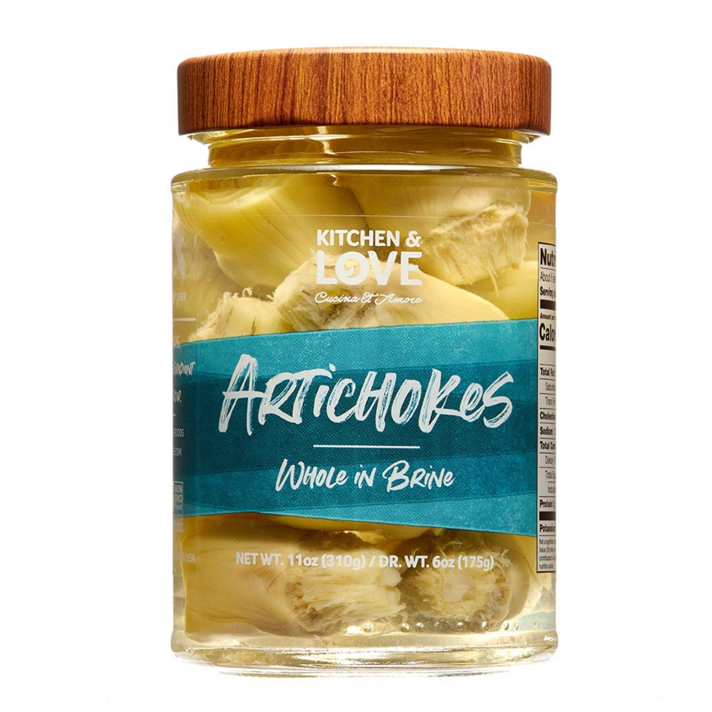 Whole in Brine Artichoke Hearts 11oz - 4 Pack