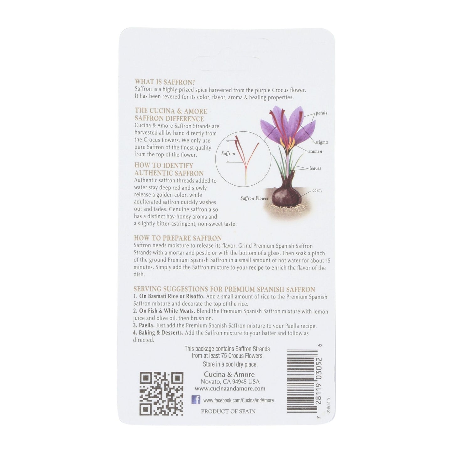 Spanish Saffron Strands - 2 Pack