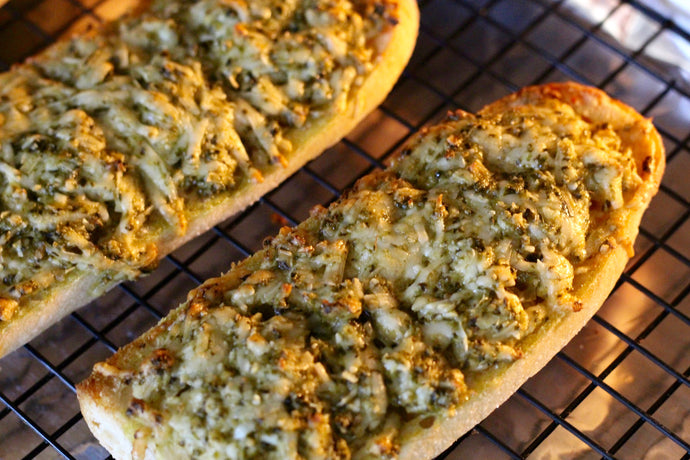 Pesto Garlic Bread