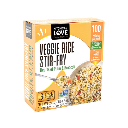 Hearts of Palm Veggie Rice Stir Fry - 3 Pack