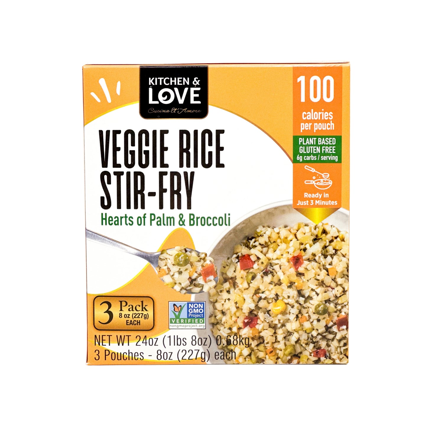 Hearts of Palm Veggie Rice Stir Fry - 3 Pack