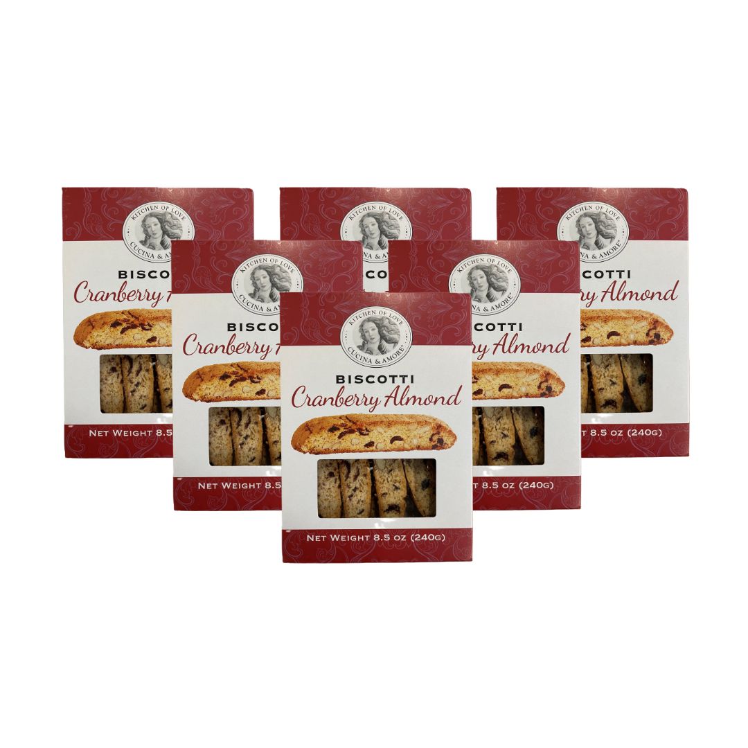 Biscotti - Cranberry & Almond 6 Pack