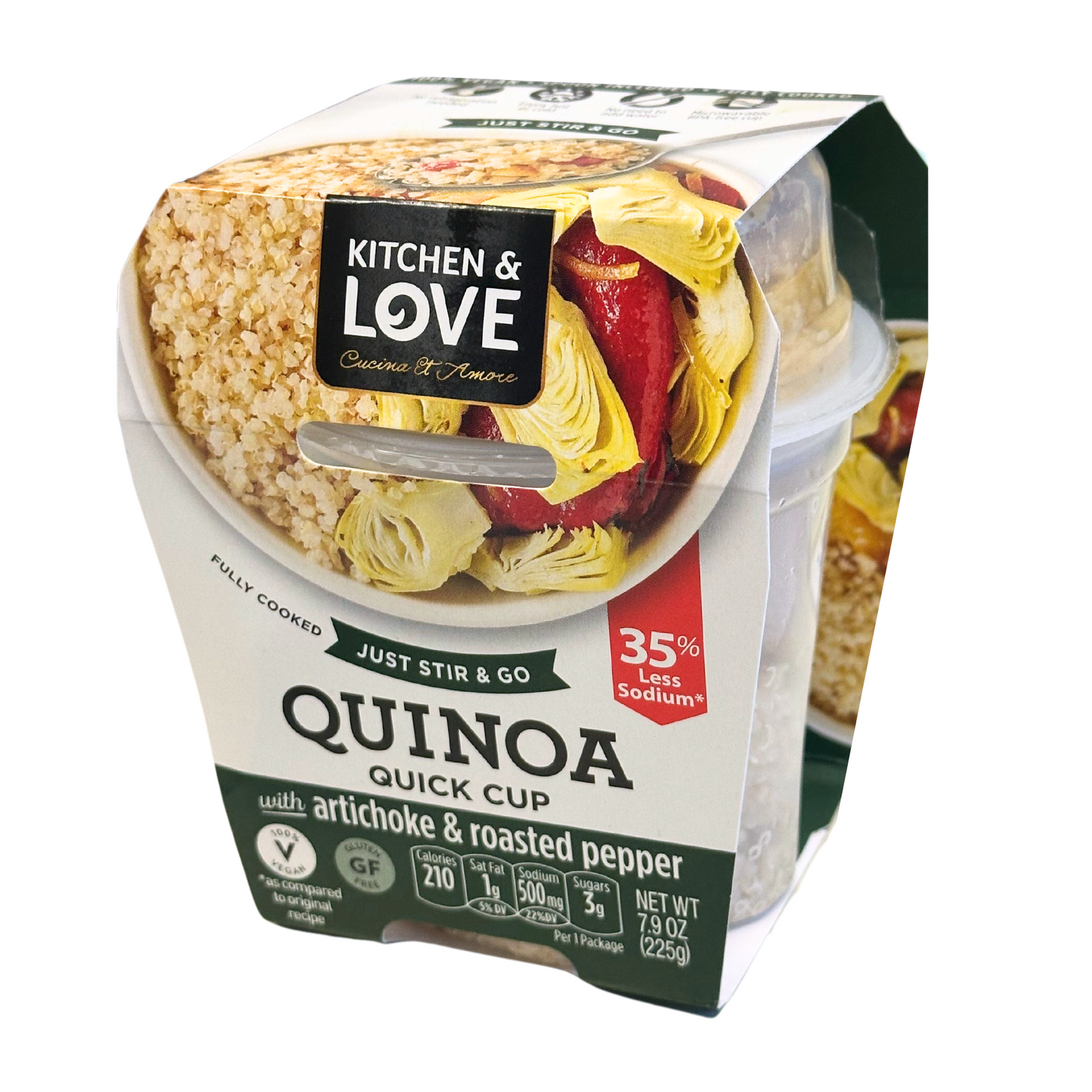 Artichoke & Roasted Pepper Quinoa Quick Cup - 6 Pack