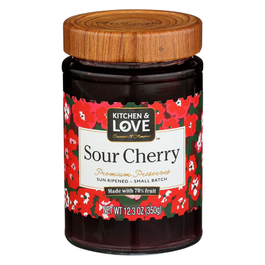 Premium Sour Cherry Preserves - 4 Pack