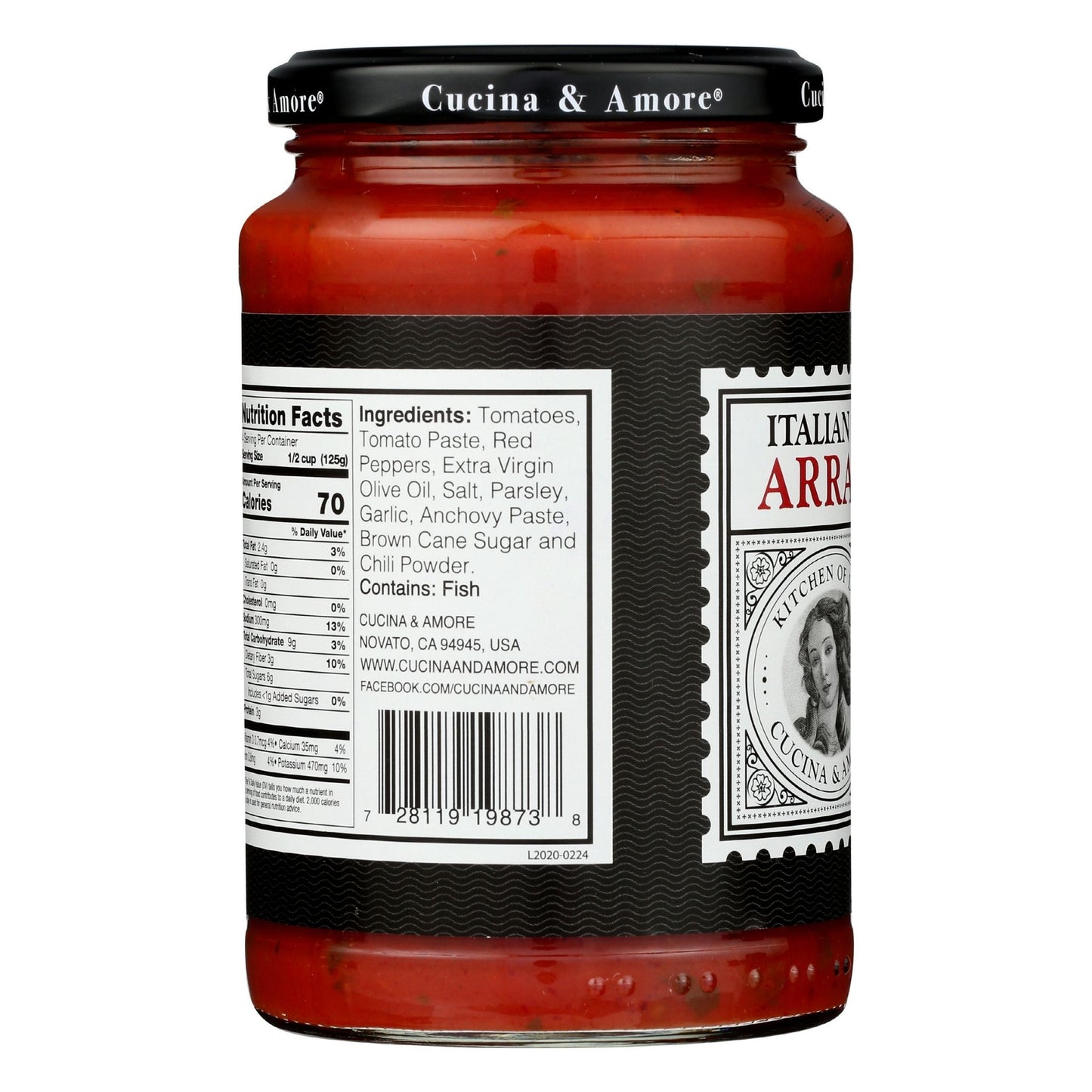 Arrabbiata Pasta Sauce (Red Pepper) - 4 Pack