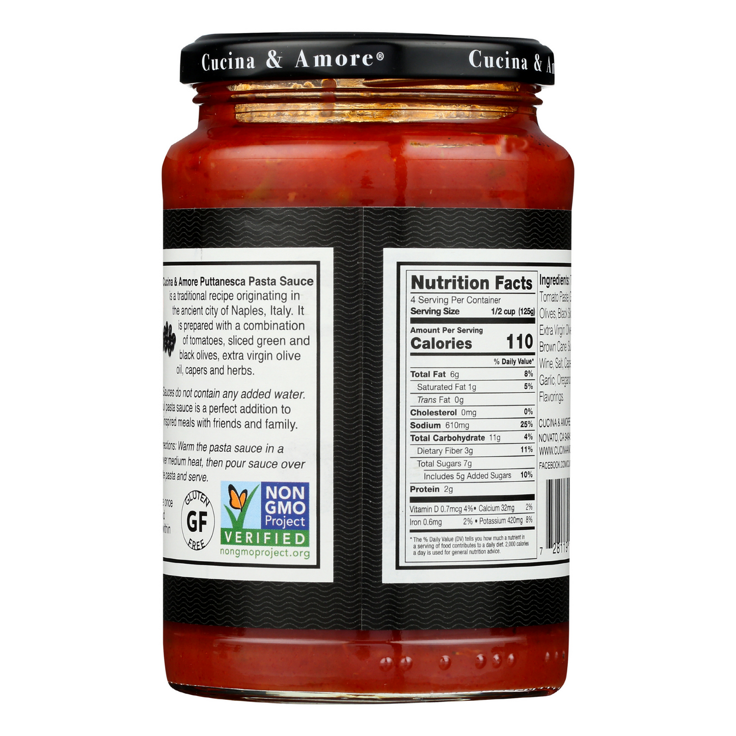 Puttanesca Pasta Sauce (Olives) - 4 Pack