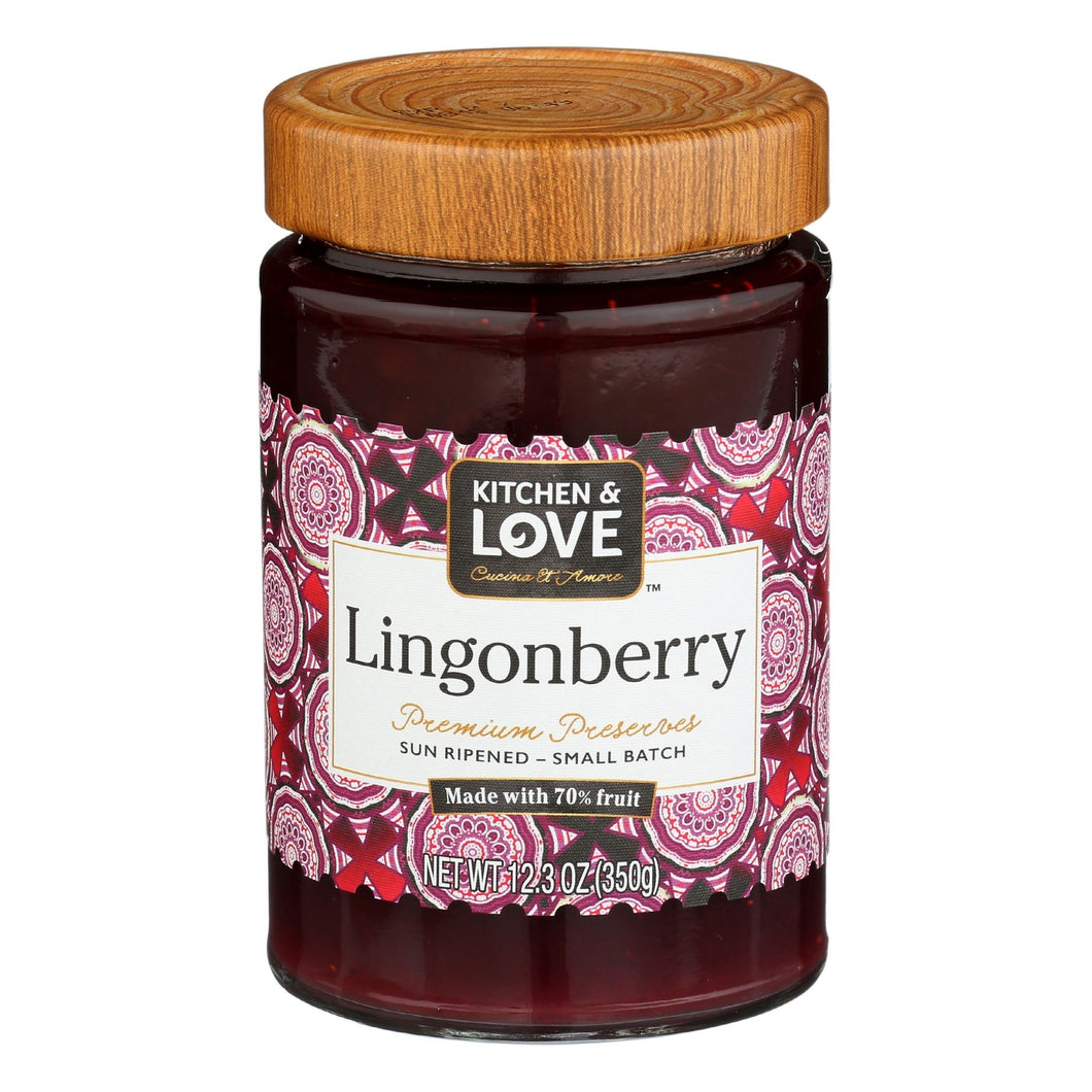 Premium Lingonberry Preserves - 4 Pack