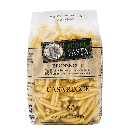 Organic Bronze-Cut Casarecce Pasta - 4 Pack