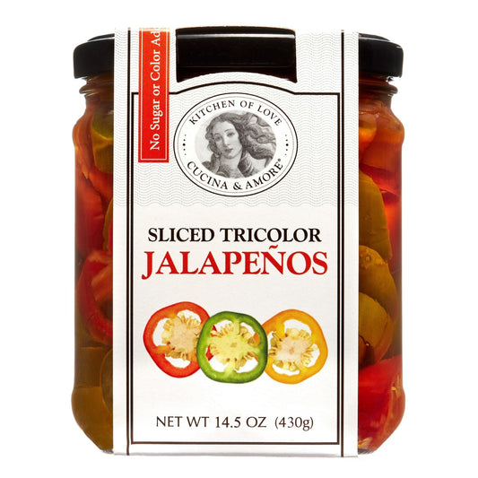 Sliced Tricolor Jalapeños - 4 Pack