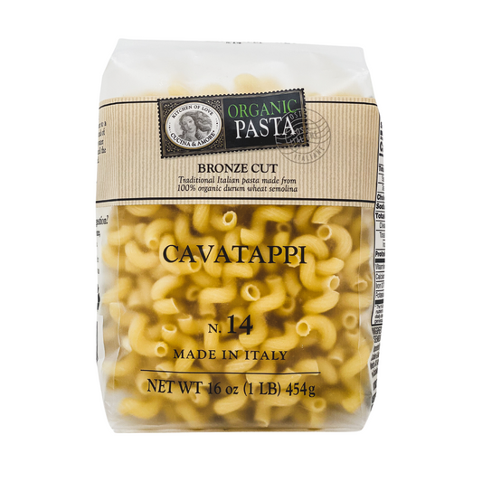 Organic Bronze-Cut Cavatappi Pasta - 4 Pack