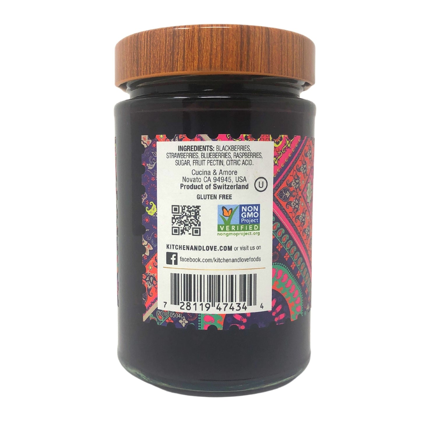 Premium Mixed Berry Preserves - 4 Pack