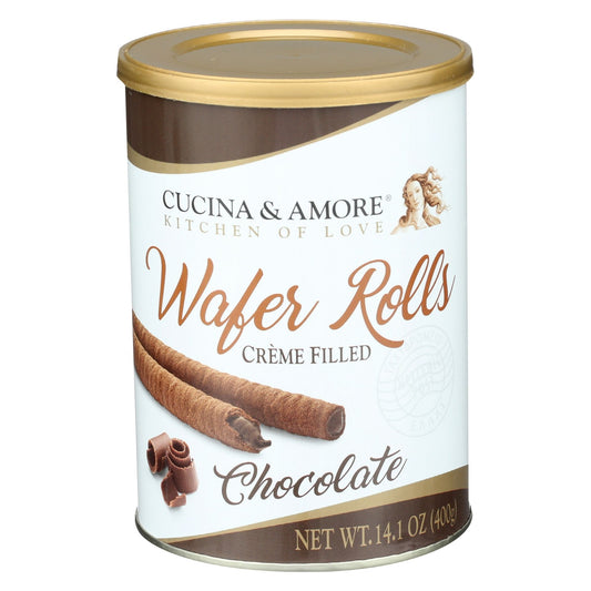 Chocolate Wafer Rolls - 4 Pack