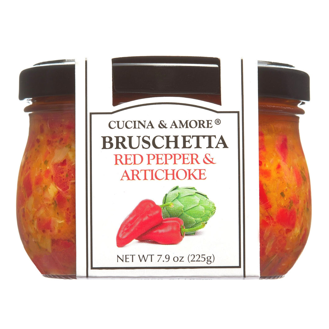 Red Pepper & Artichoke Bruschetta - 4 Pack