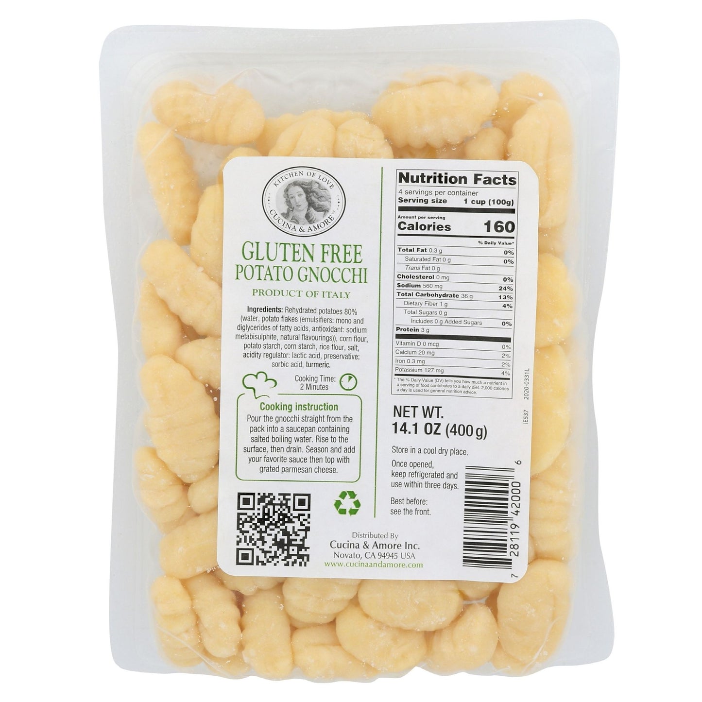 Gluten Free Gnocchi - 4 Pack