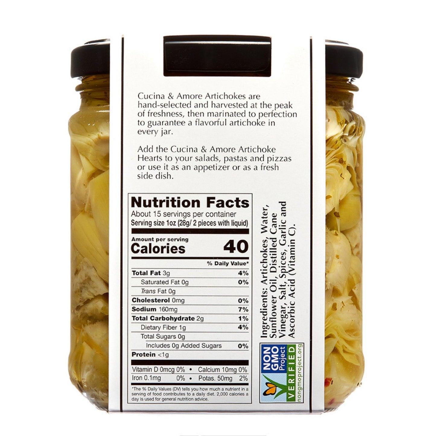 Quartered Marinated Artichoke Hearts 14.5oz - 4 Pack