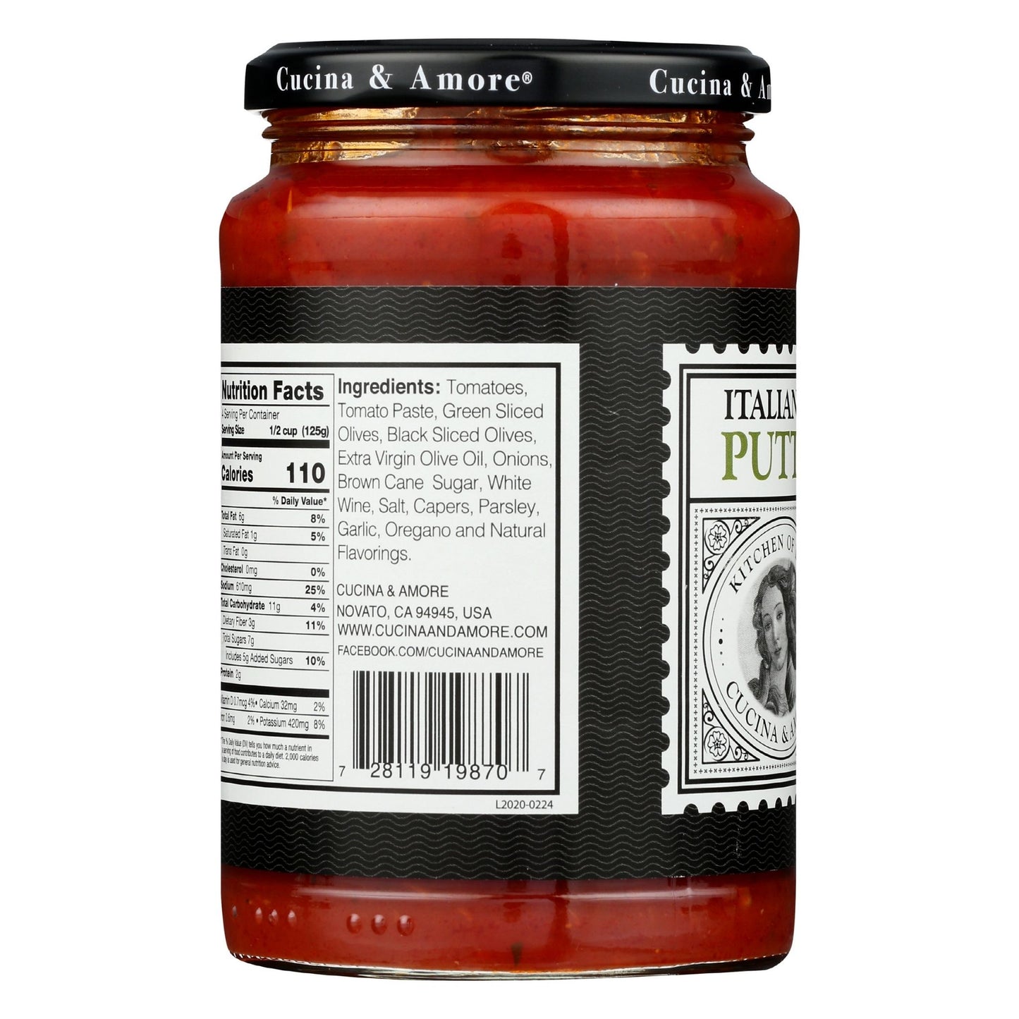 Puttanesca Pasta Sauce (Olives) - 4 Pack