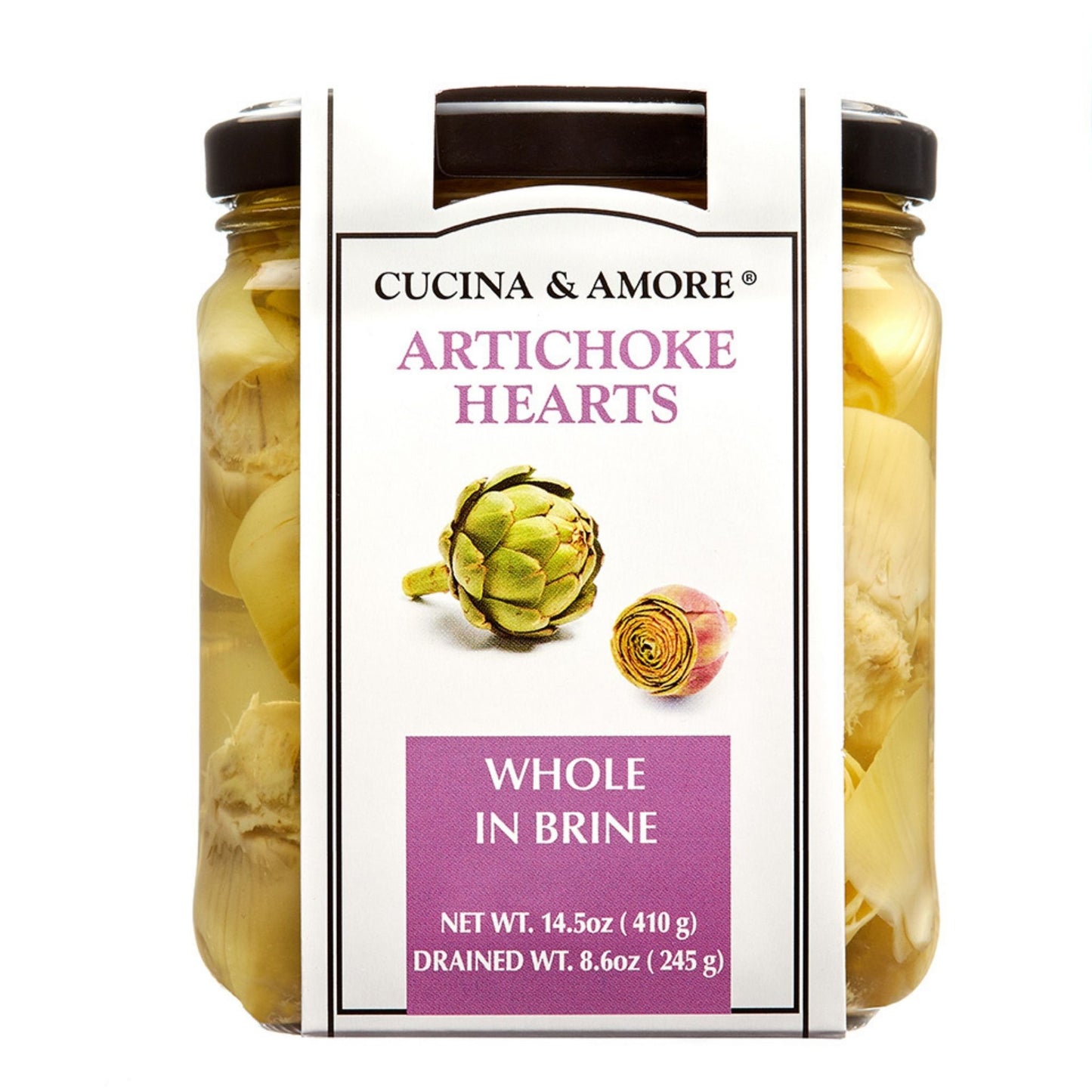 Whole in Brine Artichoke Hearts 14.5oz - 4 Pack