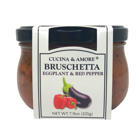 Eggplant & Red Pepper Bruschetta - 4 Pack
