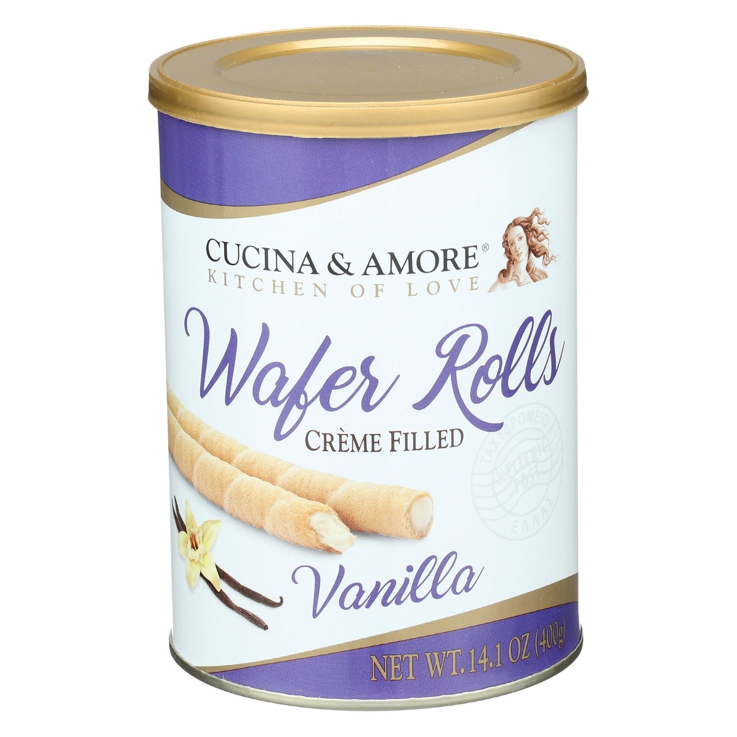 Vanilla Wafer Rolls - 4 Pack