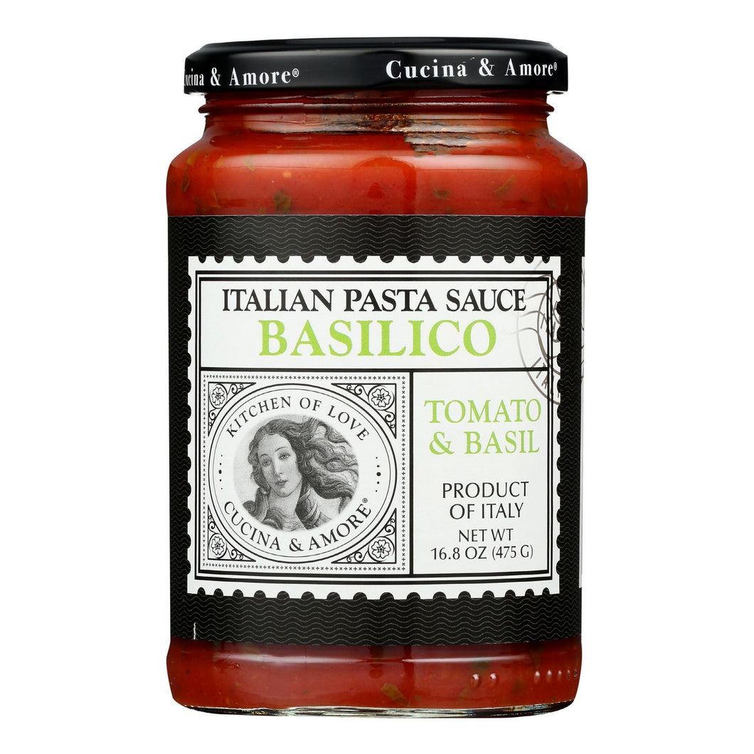 Basilico Pasta Sauce (Basil & Garlic) - 4 Pack