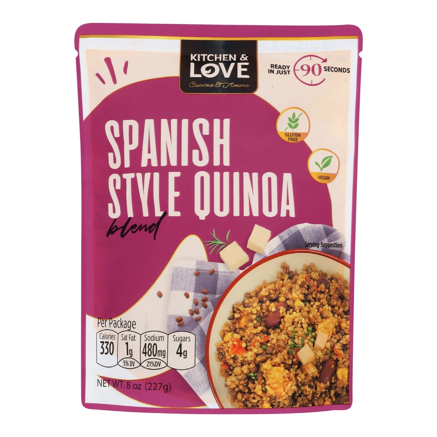 Spanish Style Quinoa Medley Pouch - 6 Pack