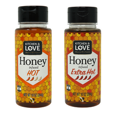 Load image into Gallery viewer, Hot &amp; Extra Hot Honey Variety Pack- 2 Pack

